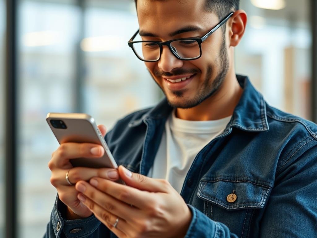 Orang melakukan transaksi digital dengan aman menggunakan smartphone Orang melakukan transaksi digital dengan aman menggunakan smartphone