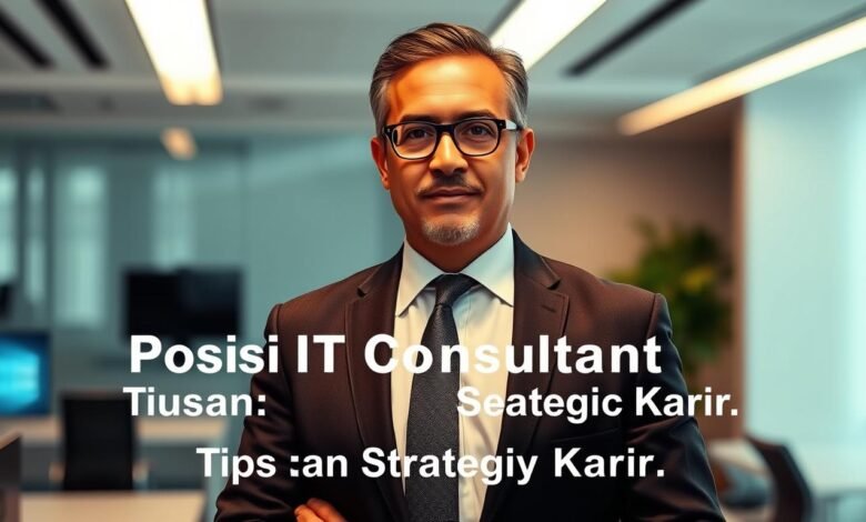 posisi IT consultant lulusan